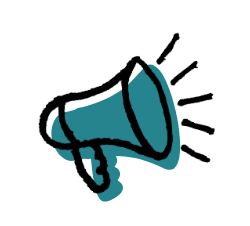 Upcoming Events Megaphone Illustration